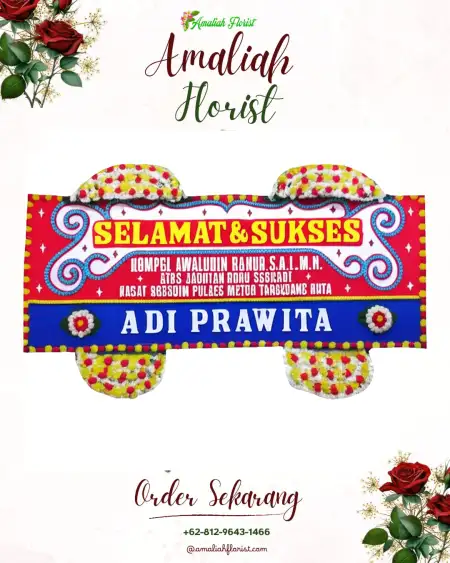 Papan Bunga Ucapan Selamat Gunungwangi